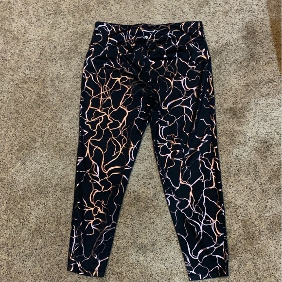Ideology Luster leggings with pink foil print - Picture 7 of 7